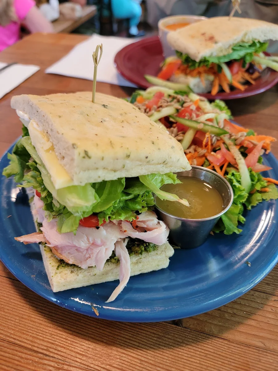 Veggie Hummus Sandwich