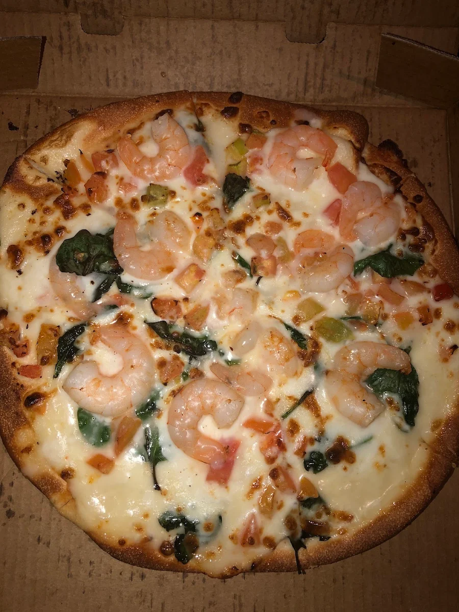 Garlic Prawn Pizza
