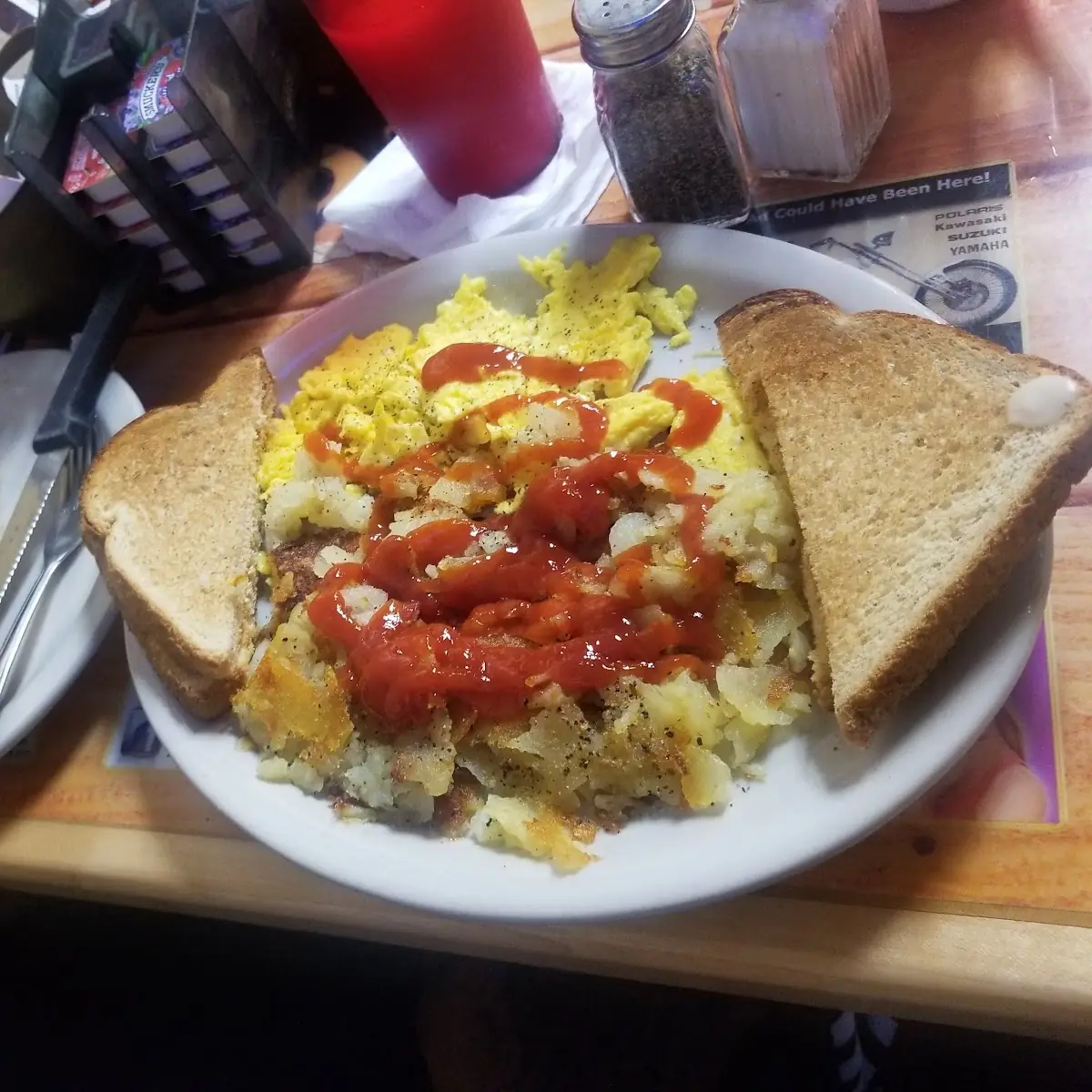 Pork Chop & 2 Eggs