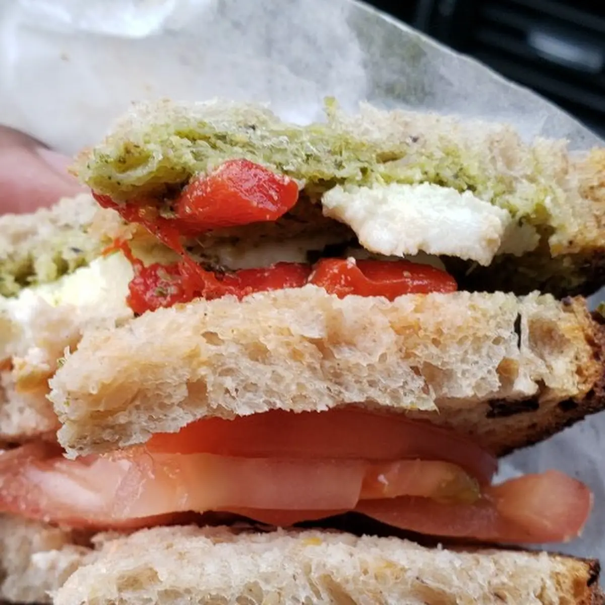 Mozzarella Caprese Panini