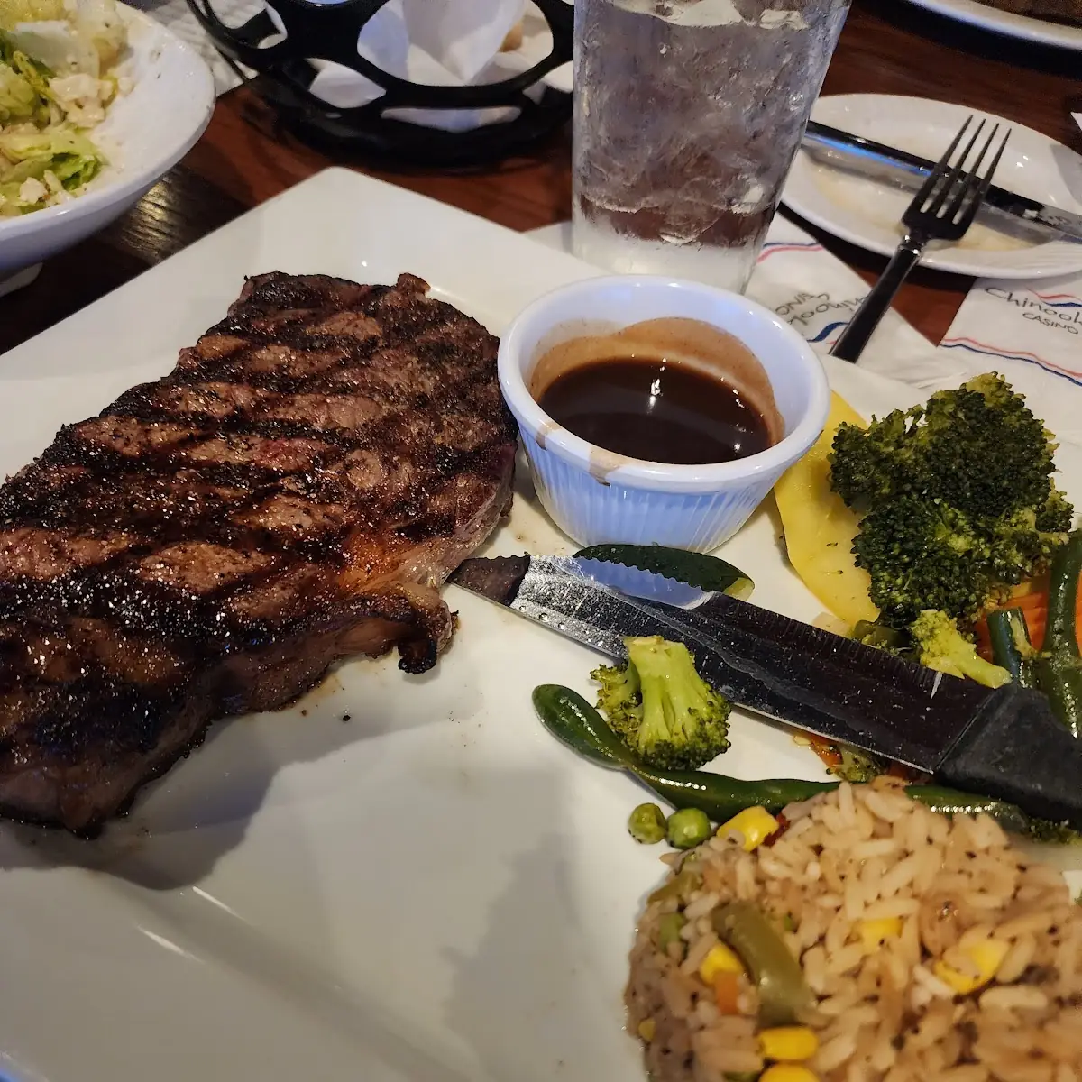 Ribeye Steak Dinner Plate