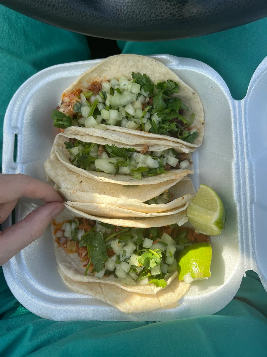 Steak and Al Pastor Tacos
