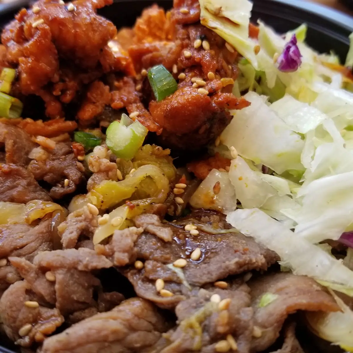 Combo Bowl with Green Chile