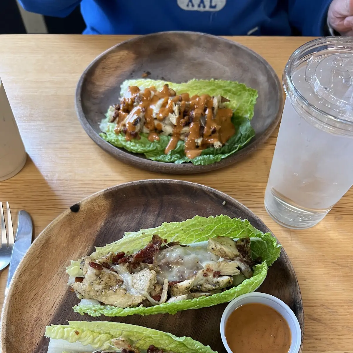 Chicken Bacon Cheese Lettuce Wrap