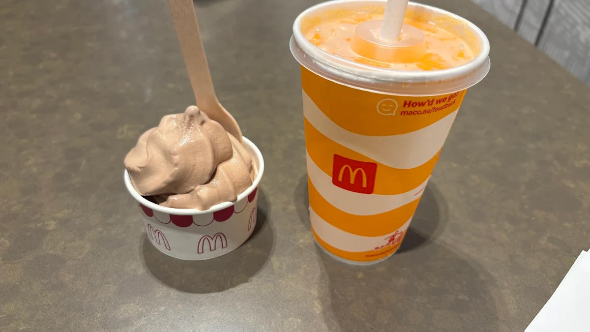 Frozen Coke with a Soft Serve, McDonald's Plaza Metro George St