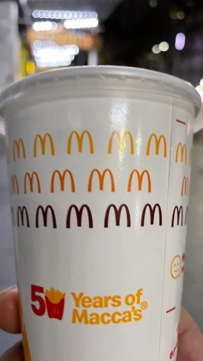 Small Coke, McDonald's Plaza Metro George St