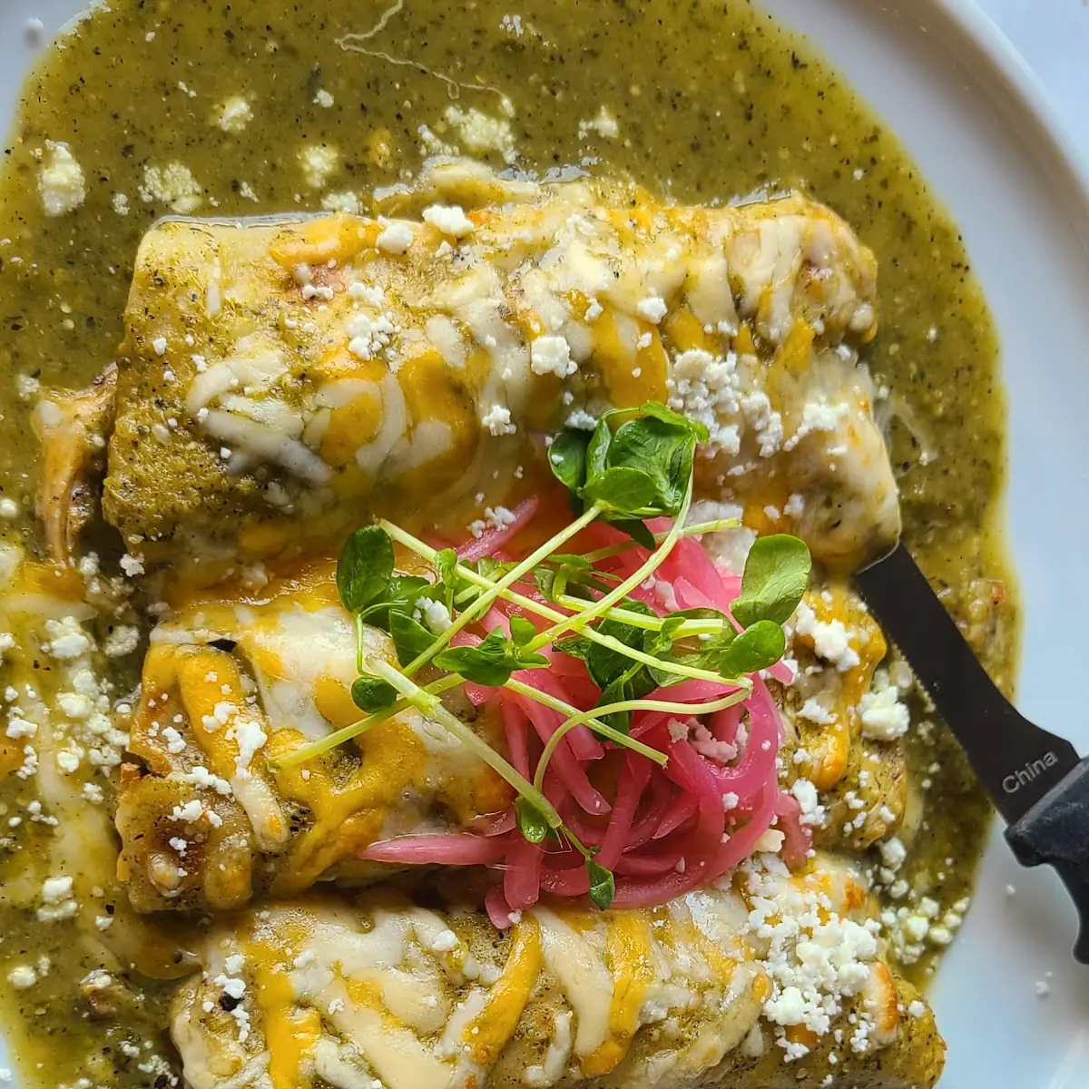 Chicken Enchiladas Verdes