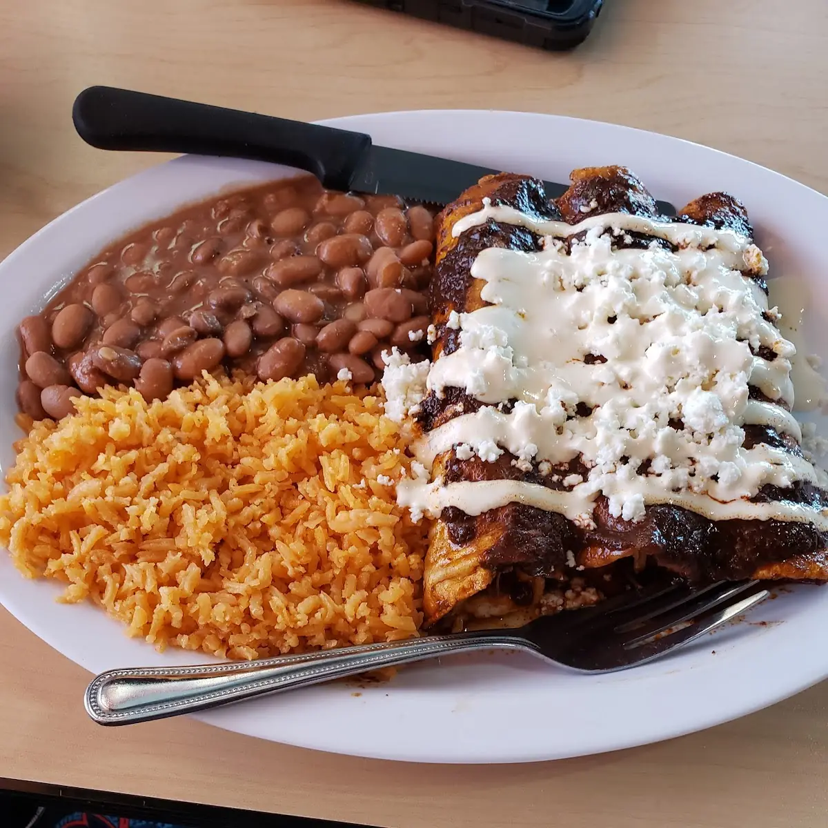 Mole Enchiladas
