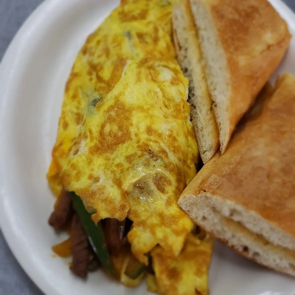 Steak and Cheese Omelette