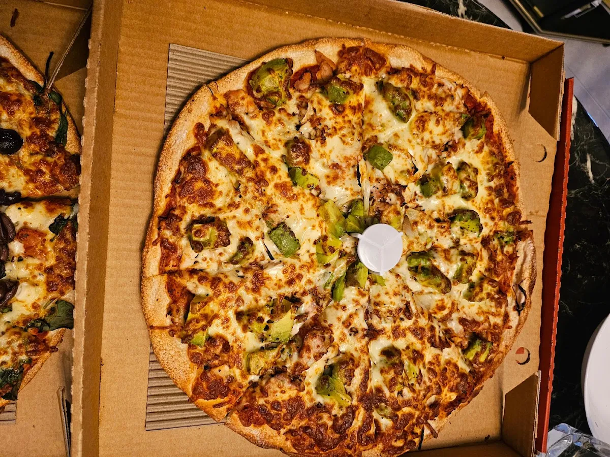 Falafel Pizza, Adrianos Pizza & Pasta