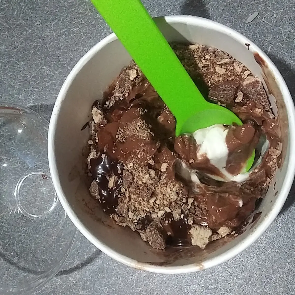 Chocolate and Vanilla Bean with Heath Bar