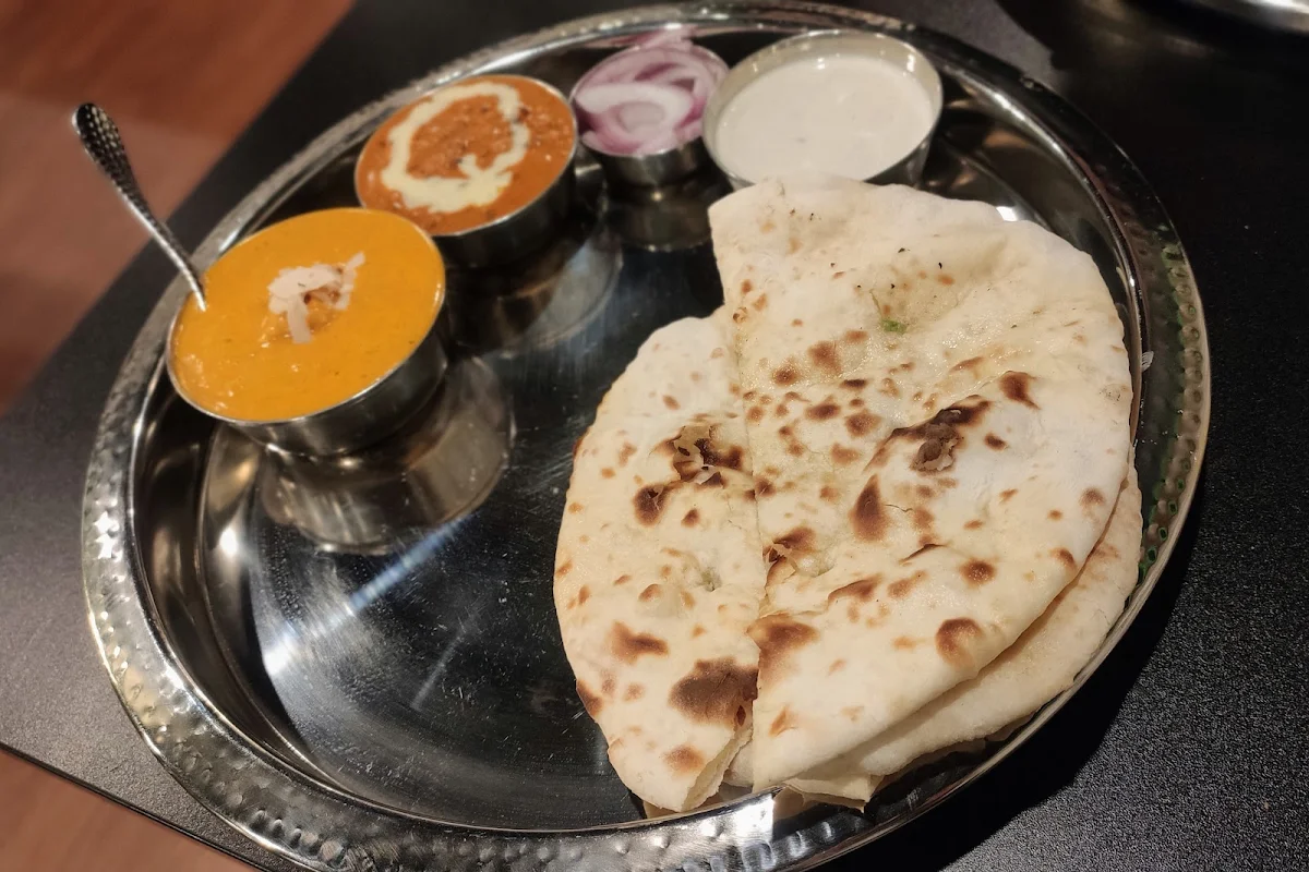 Paratha Thali, Amrin and Bros Indian Restaurant & Bar