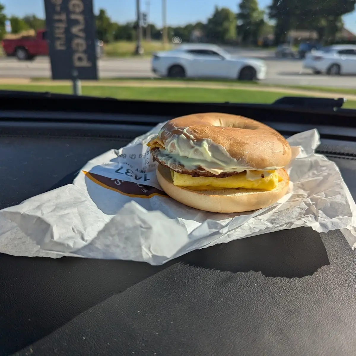 Sausage Egg Cheese Bagel