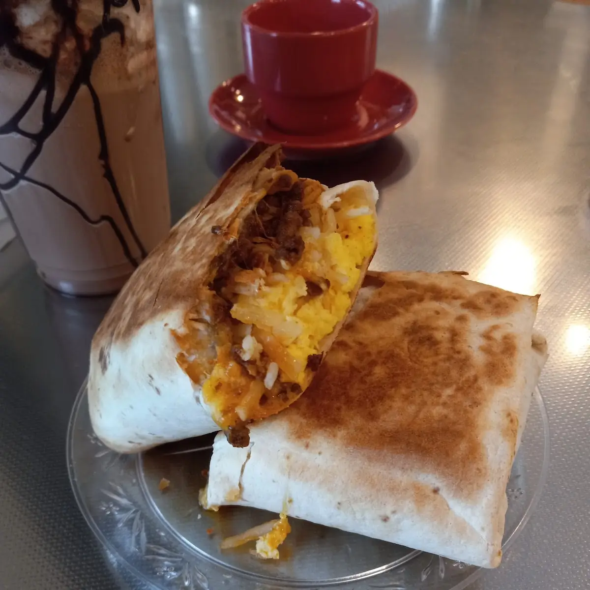 Chorizo Egg and Cheese Burrito