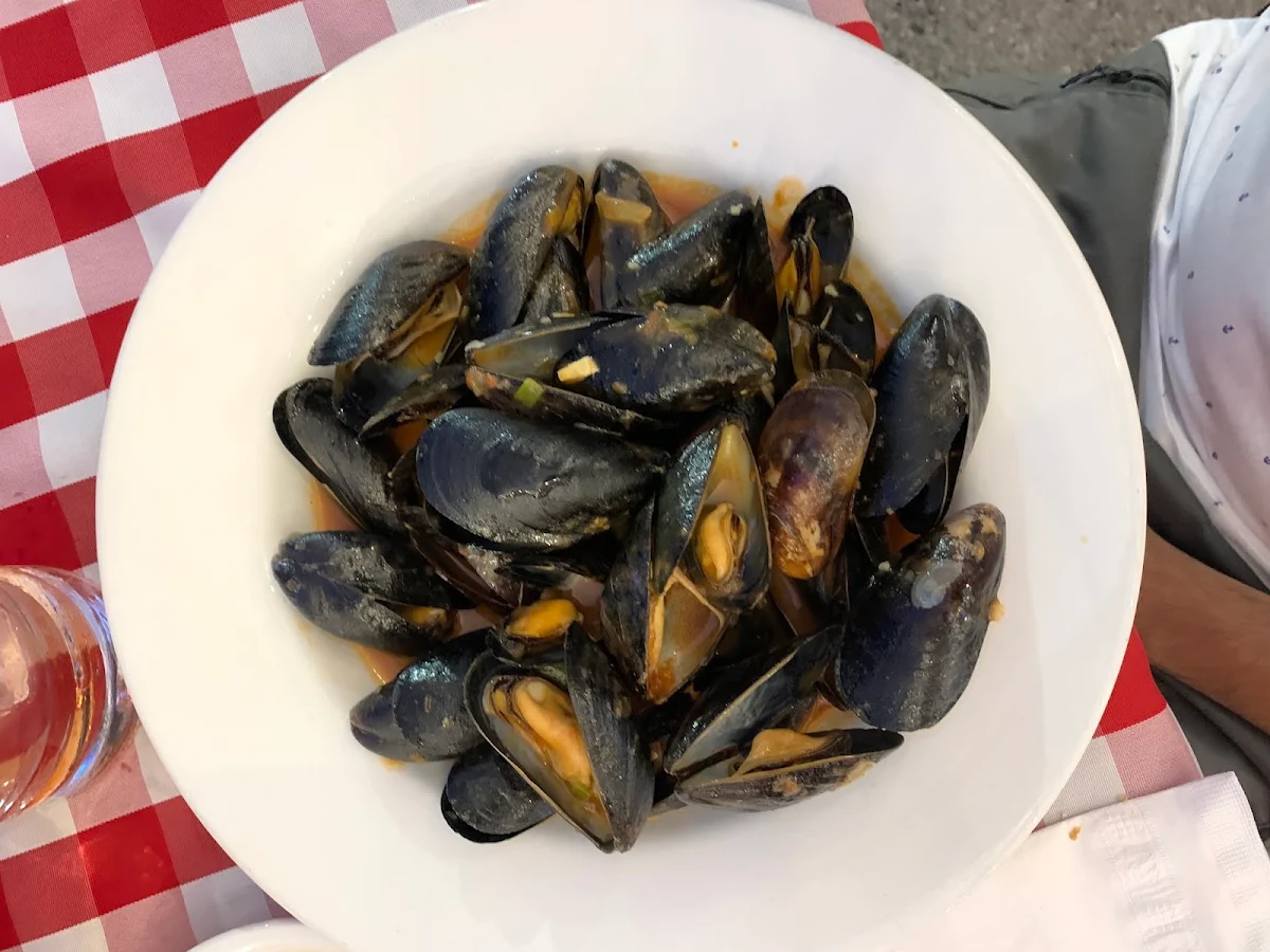Steamed Mussels Fra Diavolo, Trattoria Caffè Italia