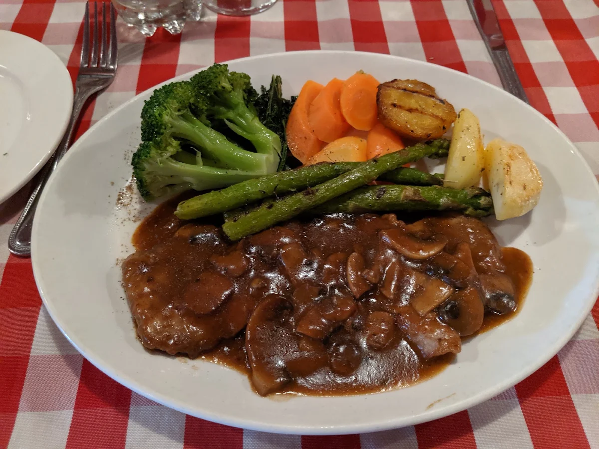 Veal Scallopini, Trattoria Caffè Italia
