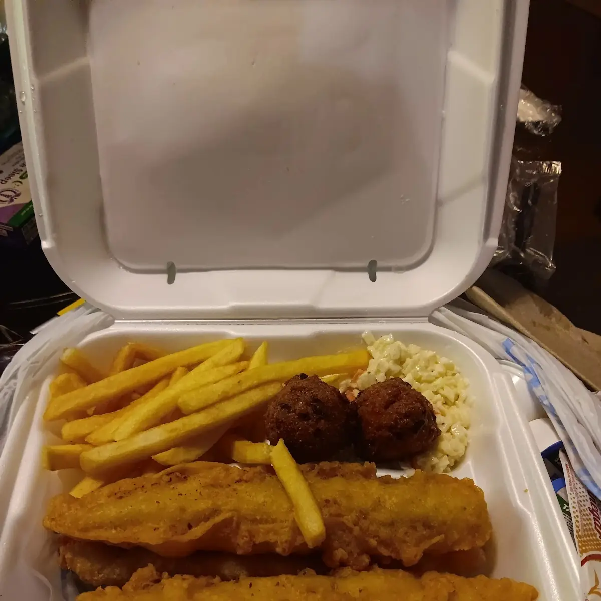4 Peice Battered Fish Dinner 10-21-23