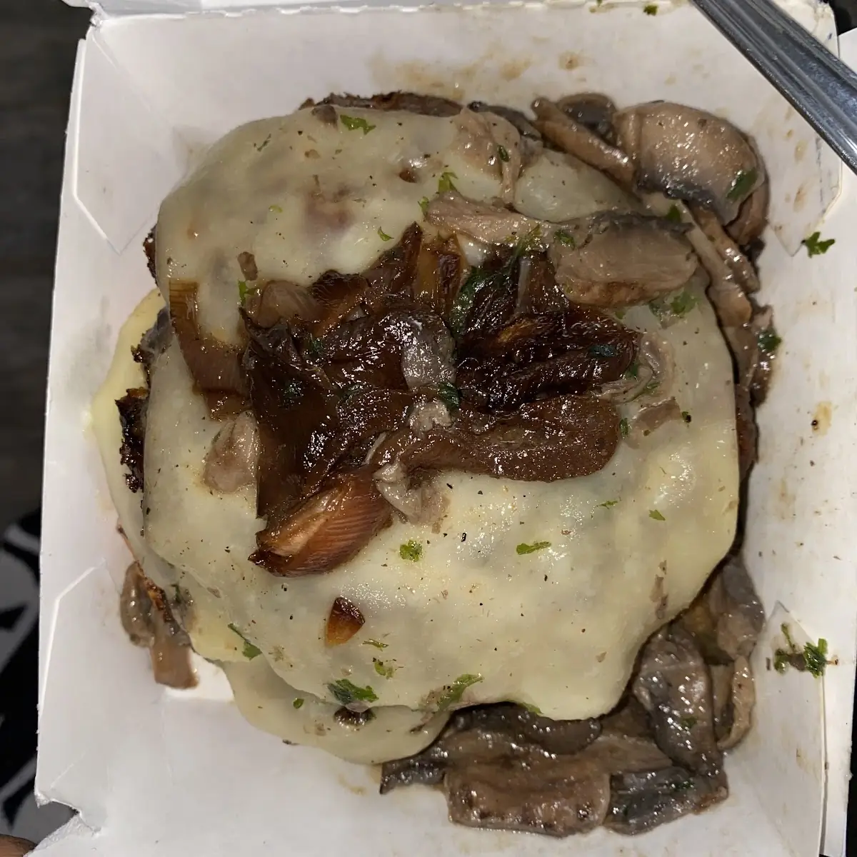 Swiss Mushroom Burger
