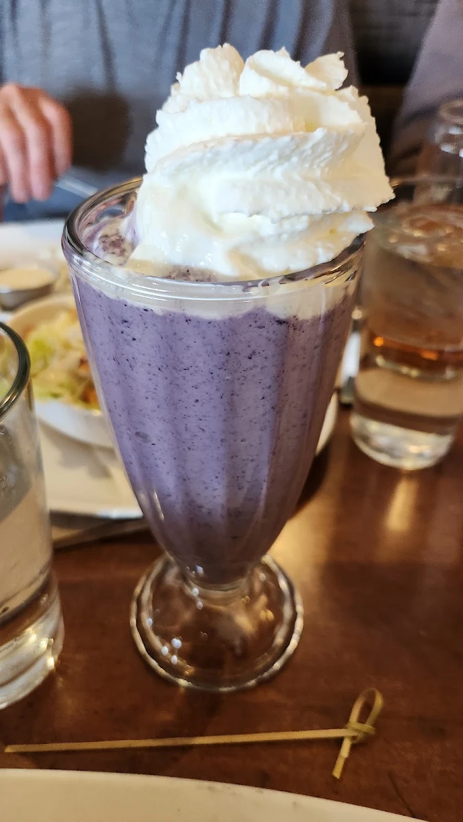 Blueberry Shake, White Spot Coquitlam