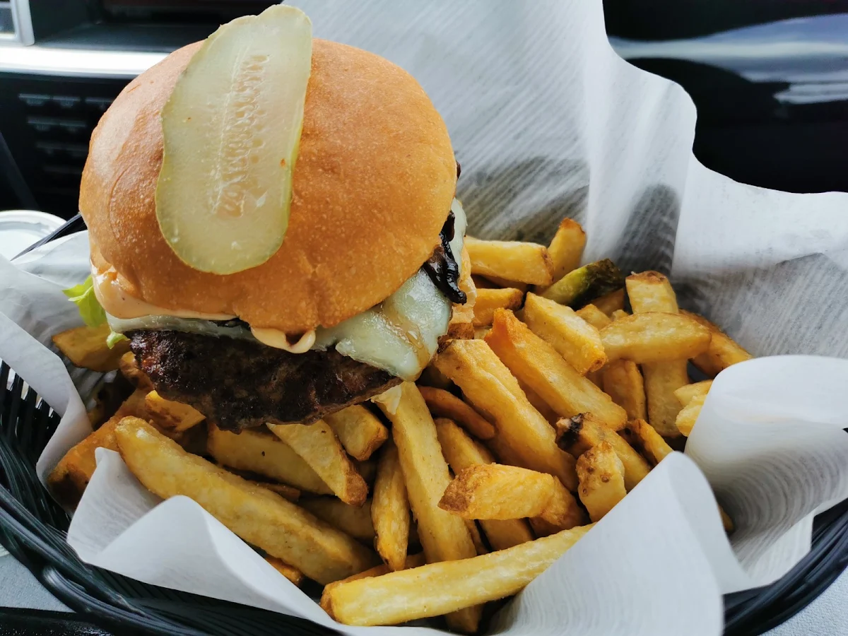 Monty Mushroom Burger, White Spot Coquitlam