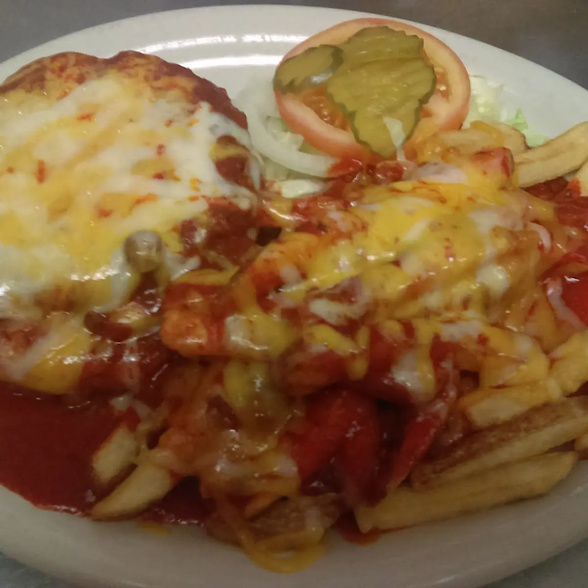 Red Chile Cheese Fries