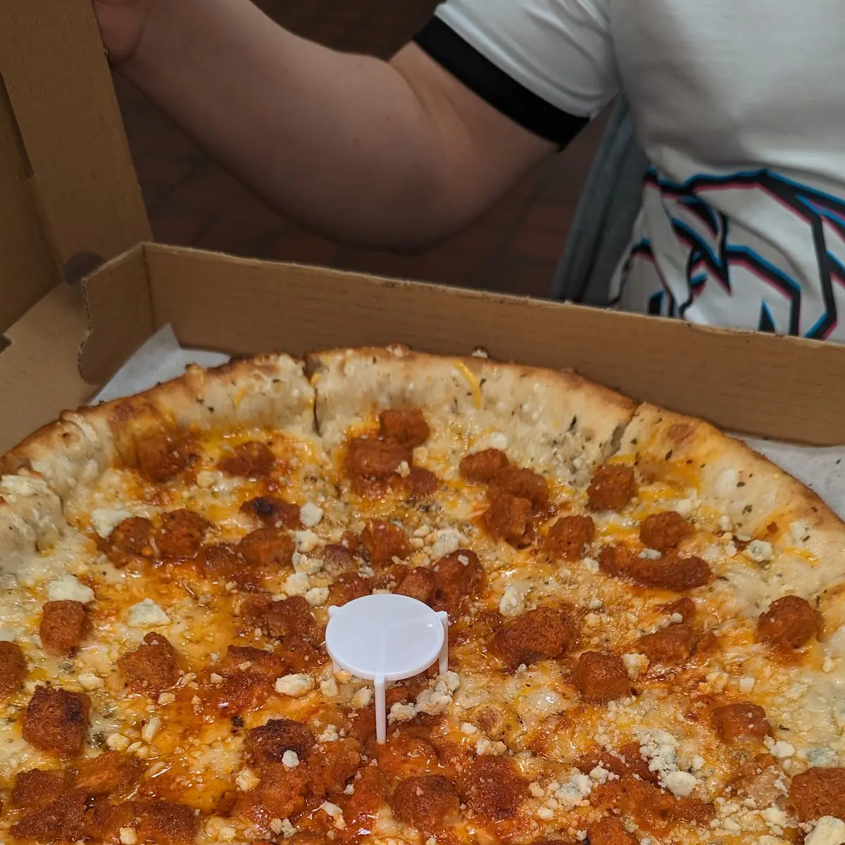 Buffalo Chicken Pizza Let's Go Buffalo