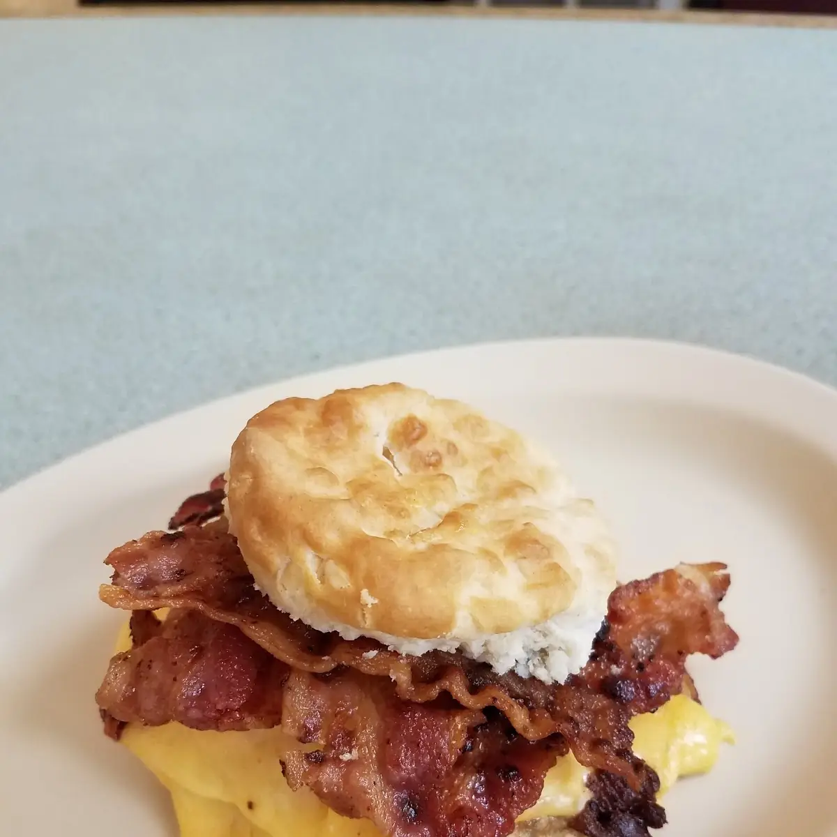 Bacon Egg and Cheese Biscuit