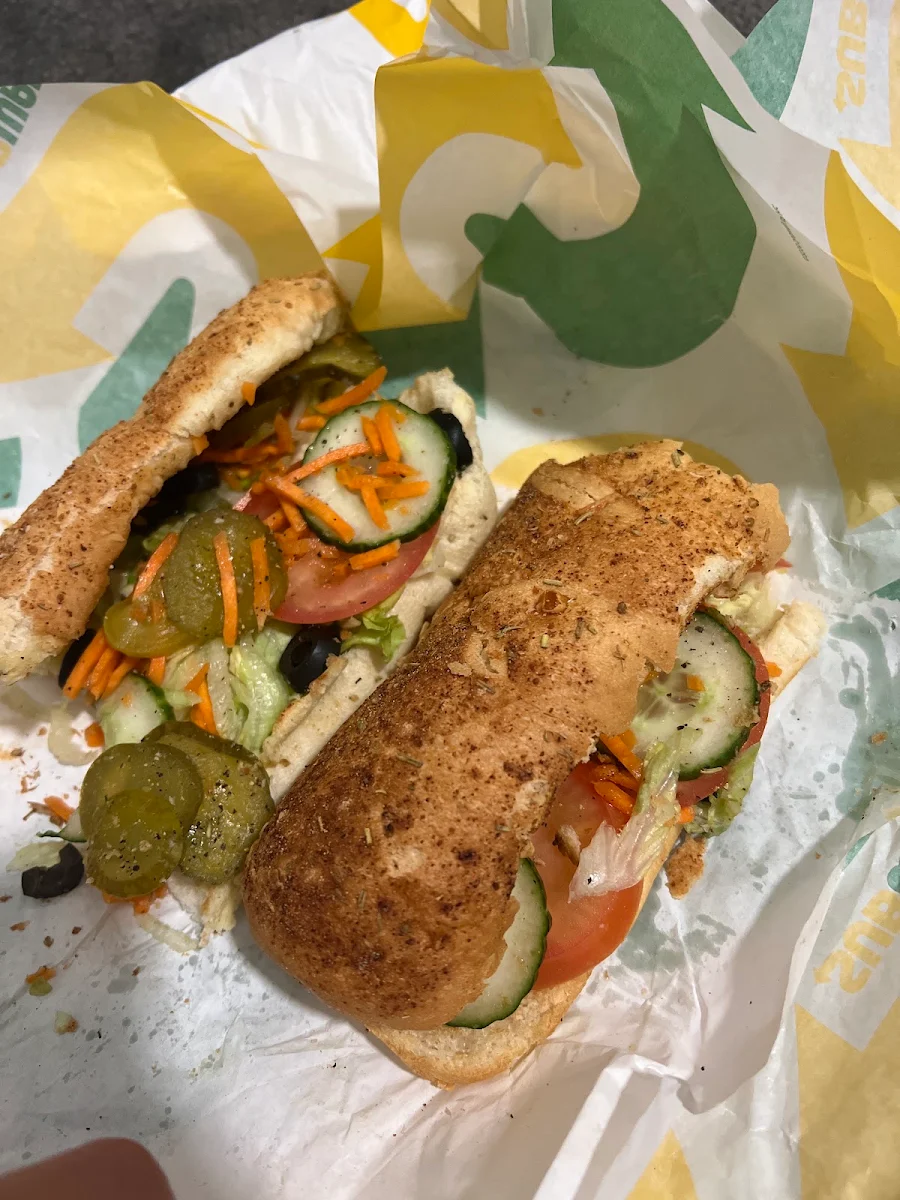 Veggie Delite with Avo, Subway