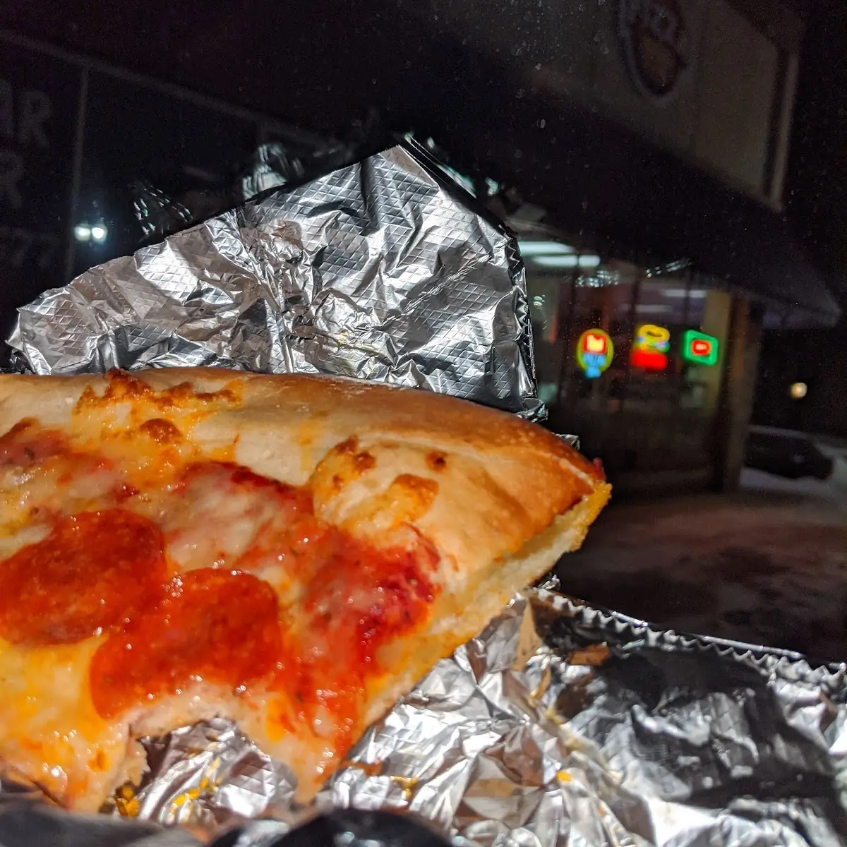 Slice of Pepperoni Pizza