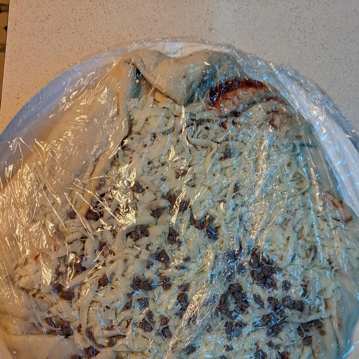 5 Meat Stuffed Pizza