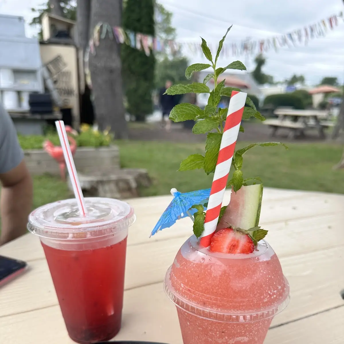 Watermelon and Strawberry Slush
