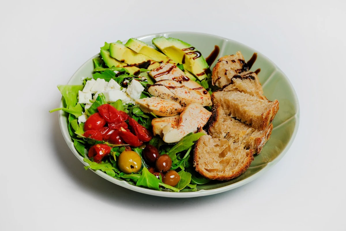 Salad with Roasted Chicken, Stega Eatery