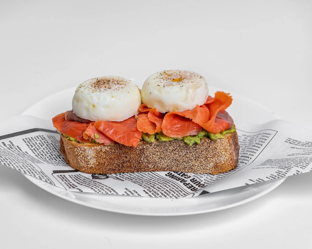 Smoked Salmon Toast, Stega Eatery