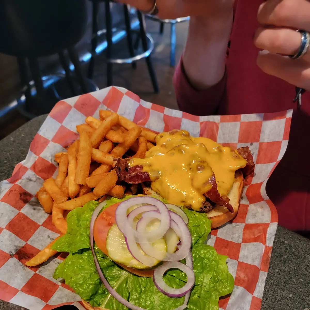 Bacon Cheddar Burger