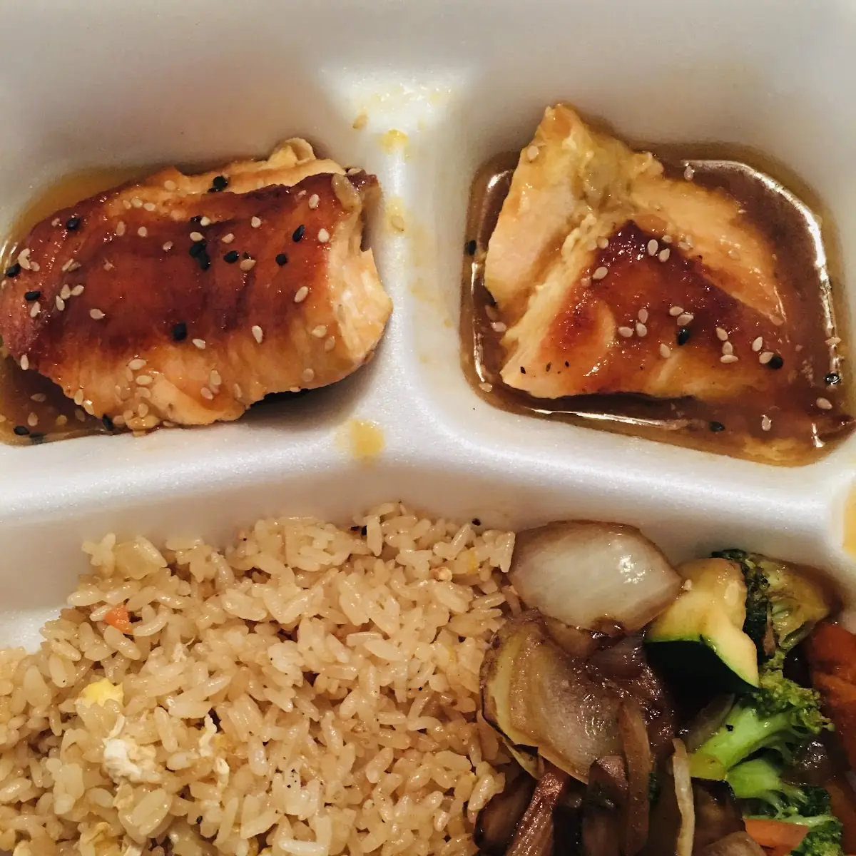 Samon Hibachi Vegetables Fried Rice