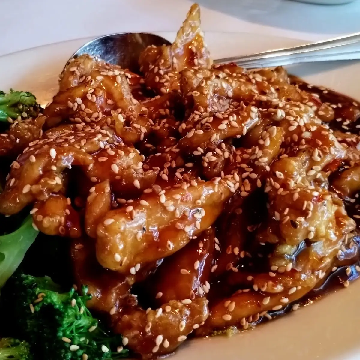 Sesame Chicken Dinner