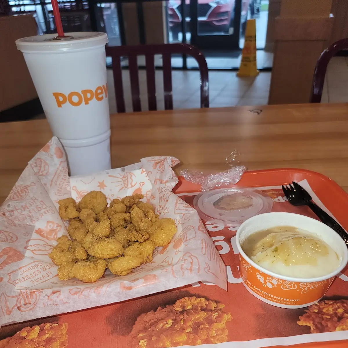 Popcorn Shrimp Basket