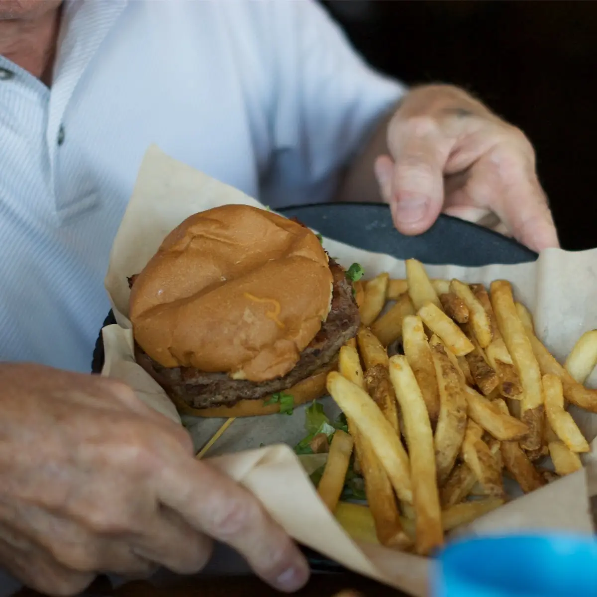 Burger and Fries