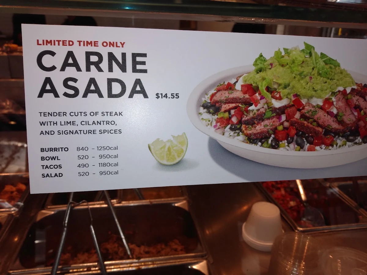 Carne Asada, Chipotle Mexican Grill