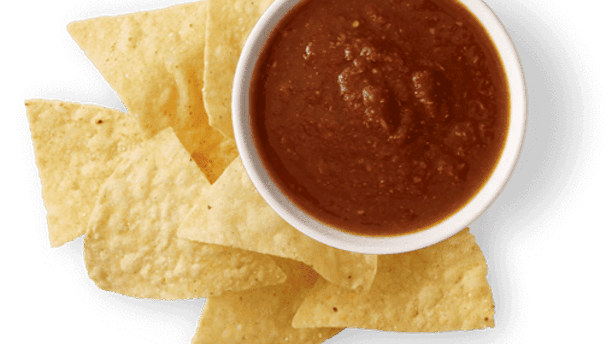 Chips & Tomatillo-Red Chili Salsa, Chipotle Mexican Grill