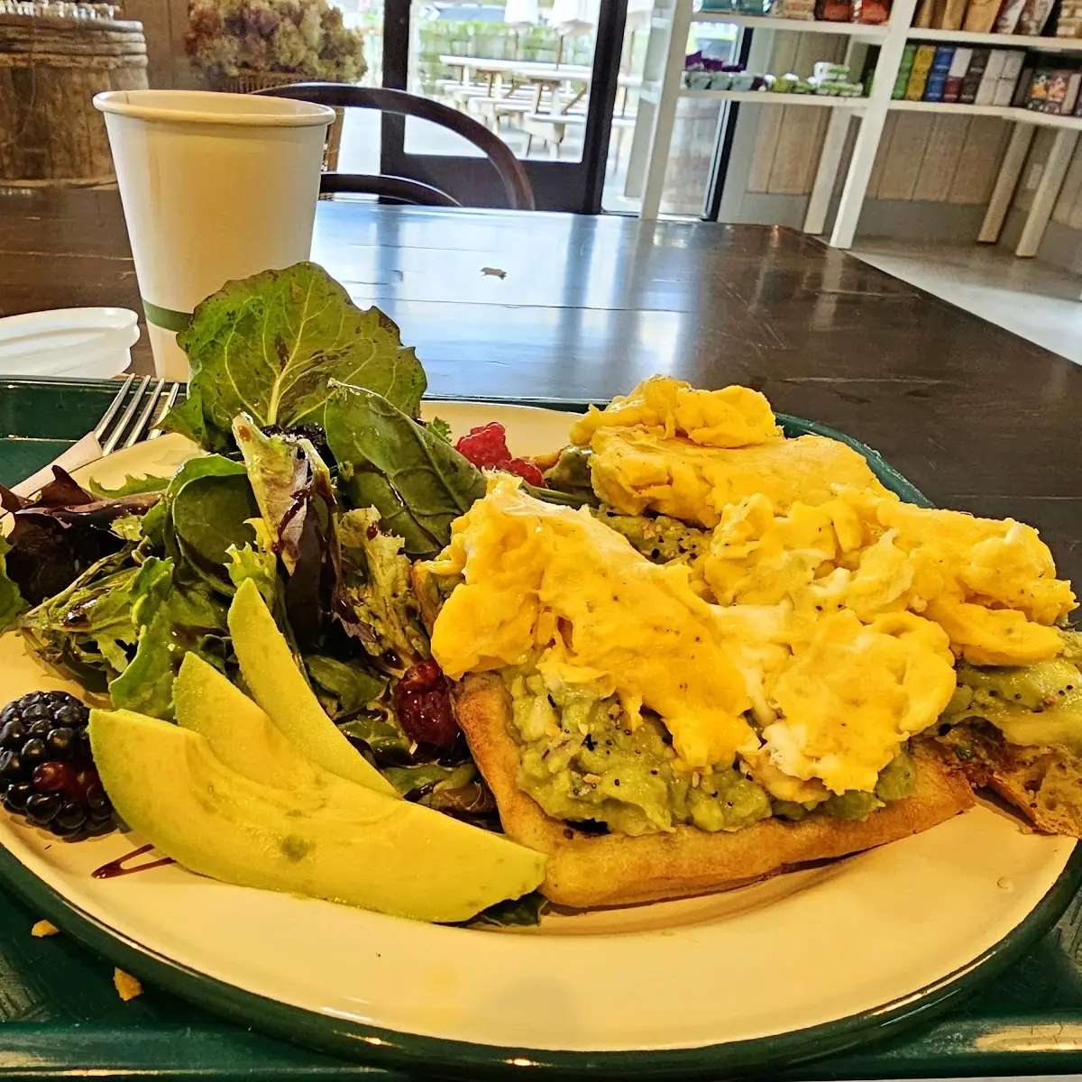 Avocado Toast and Scrambled Eggs