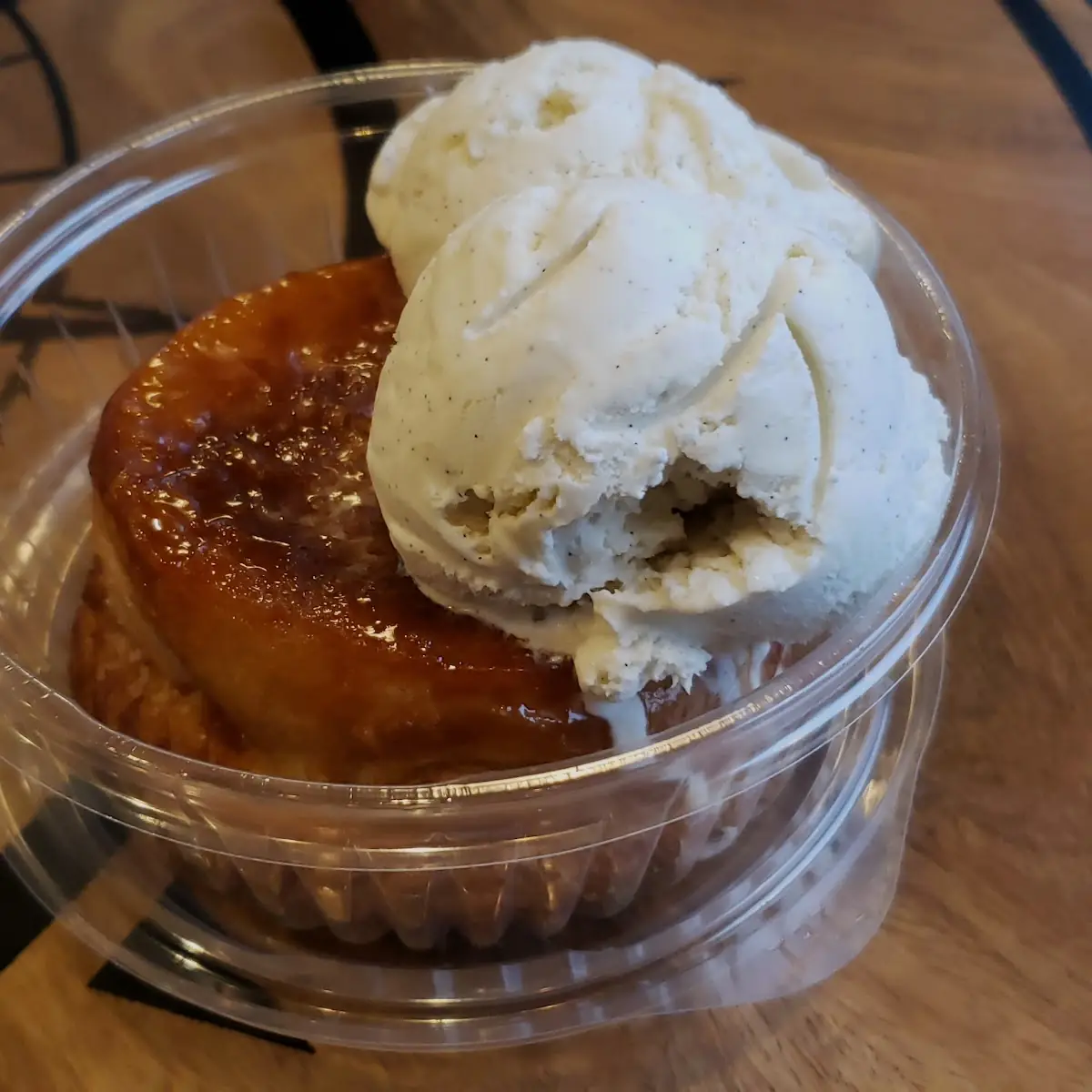Kouign Amann with Tahitian Vanilla Bean Ice Cream