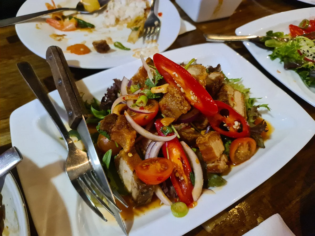 Pork Belly Salad, Limlong Thai Restaurant