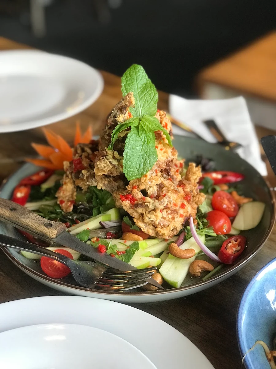 Soft Shell Crab Salad, Limlong Thai Restaurant