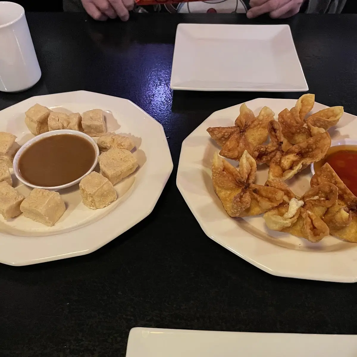 Fried Tofu and Crab Rangoons