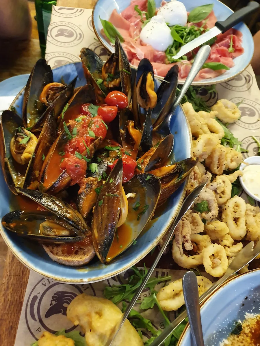 Mussels, Via Napoli Pizzeria Lane Cove