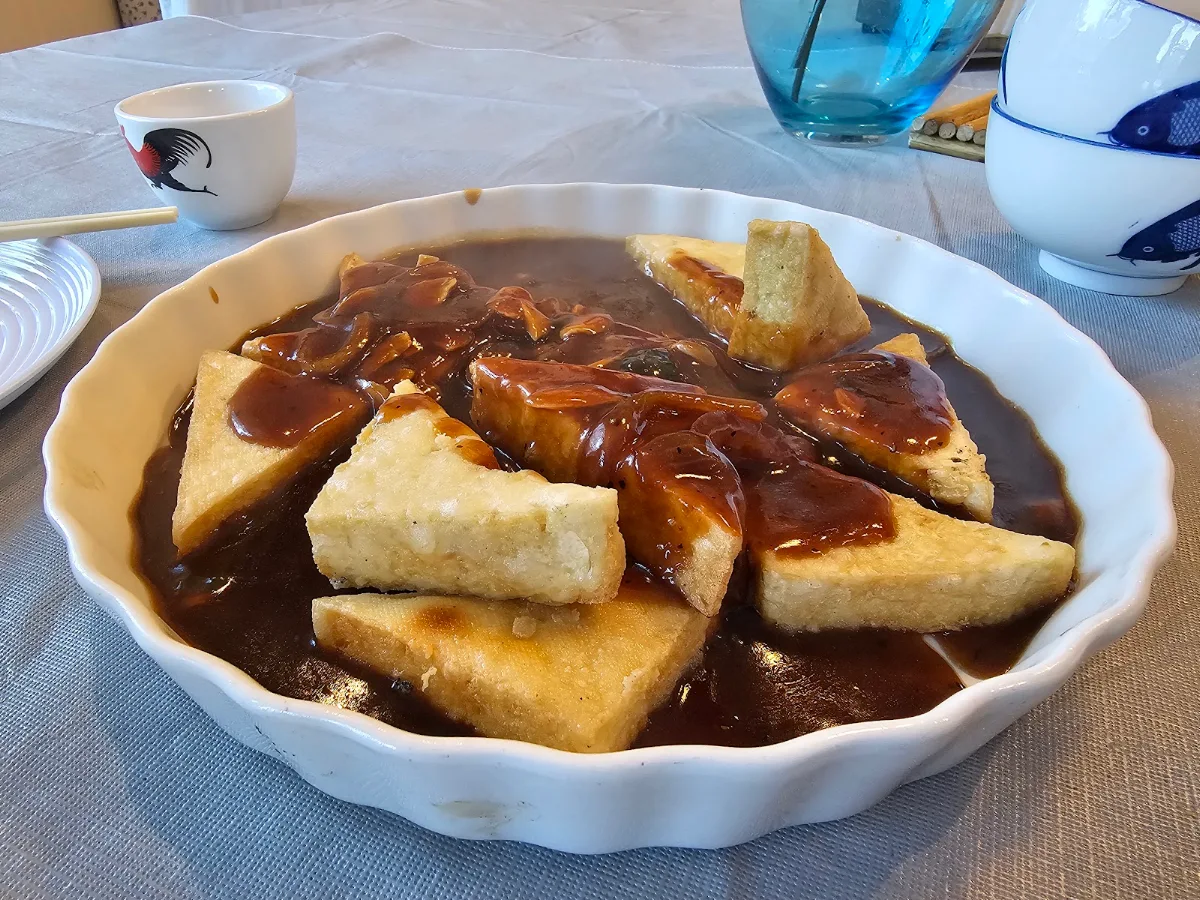 Tofu in Sauce, Chef Pan restaurant