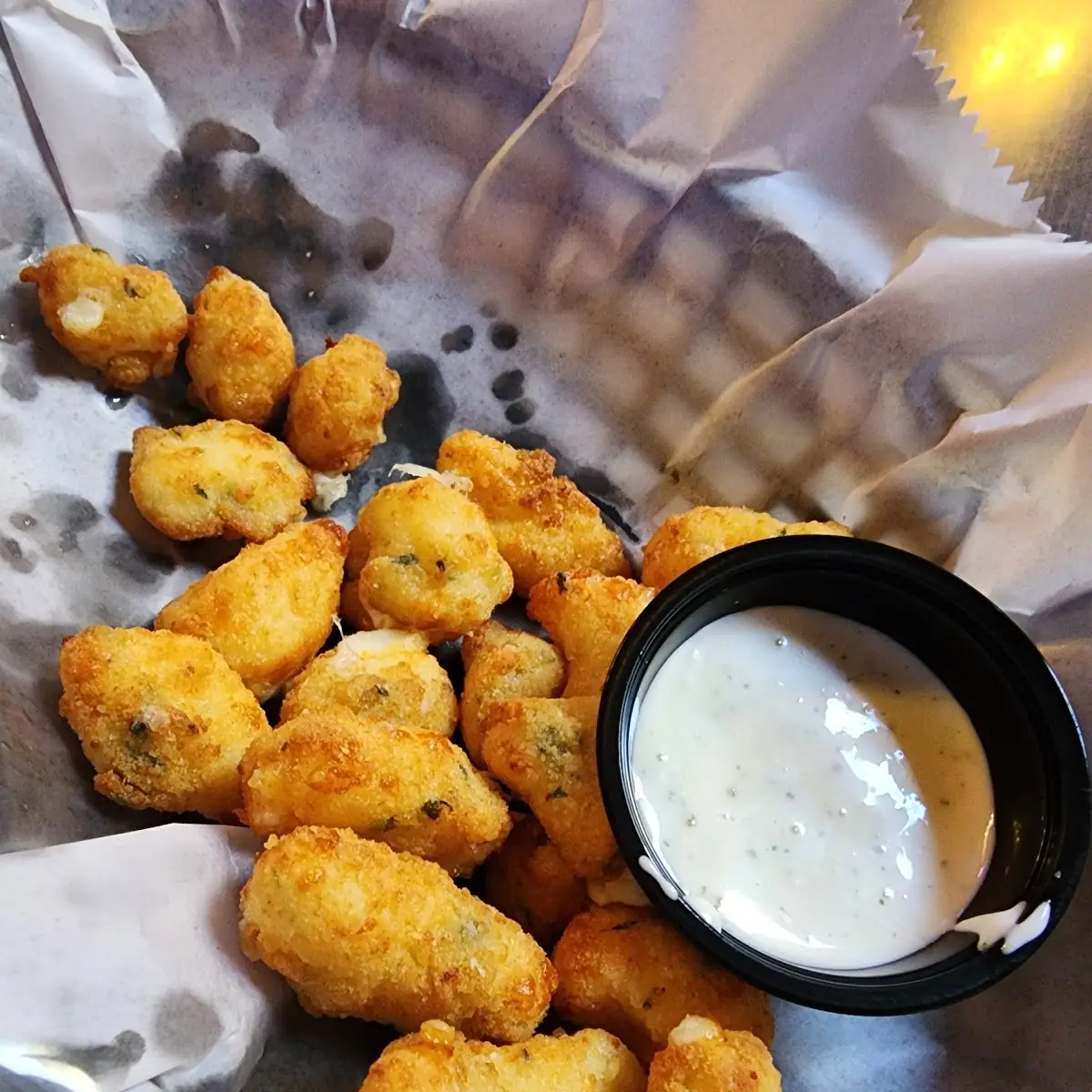 Breaded Cheddar Cheese Curds