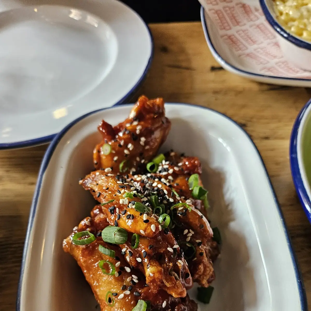 Glazed Chicken Wings with Sesame