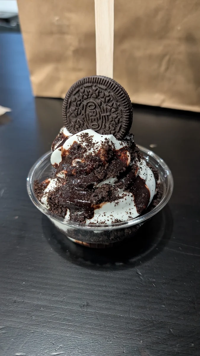 Vegan Oreo Cookies and Cream Ice Cream, Happy Taco (located inside Eva's Original)